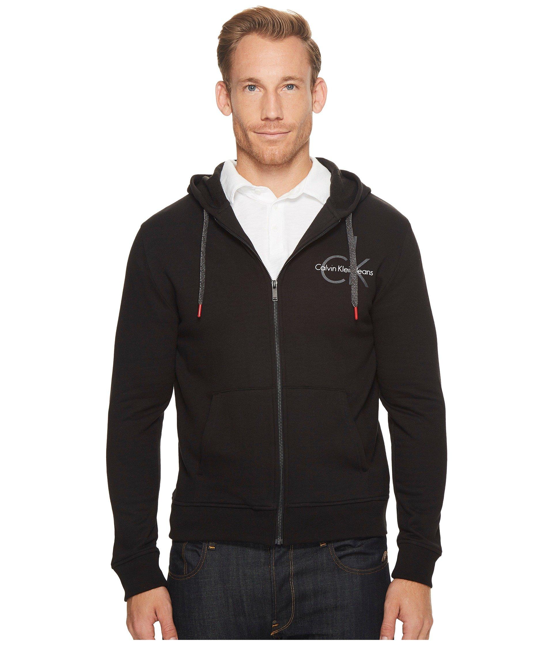 calvin klein zip up hoodie