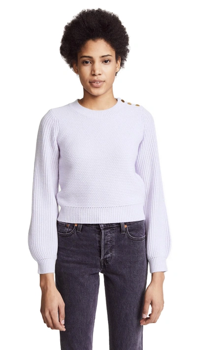 Shop Club Monaco Eddiey Cashmere Sweater In Lavender