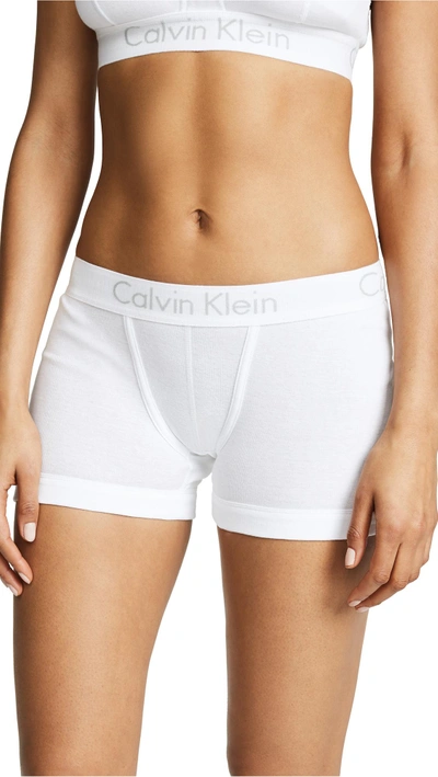 Catastrofe Kaarsen Souvenir Calvin Klein Underwear Body Boy Shorts In White | ModeSens