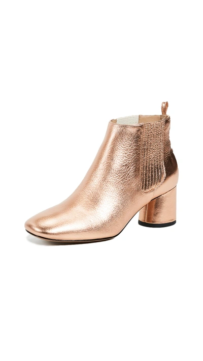Shop Marc Jacobs Rocket Chelsea Boots In Rose Gold