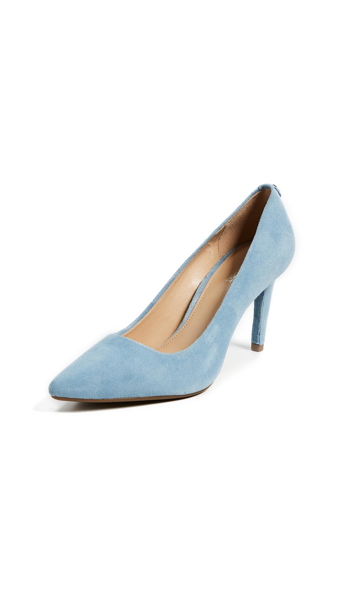 michael kors blue heels
