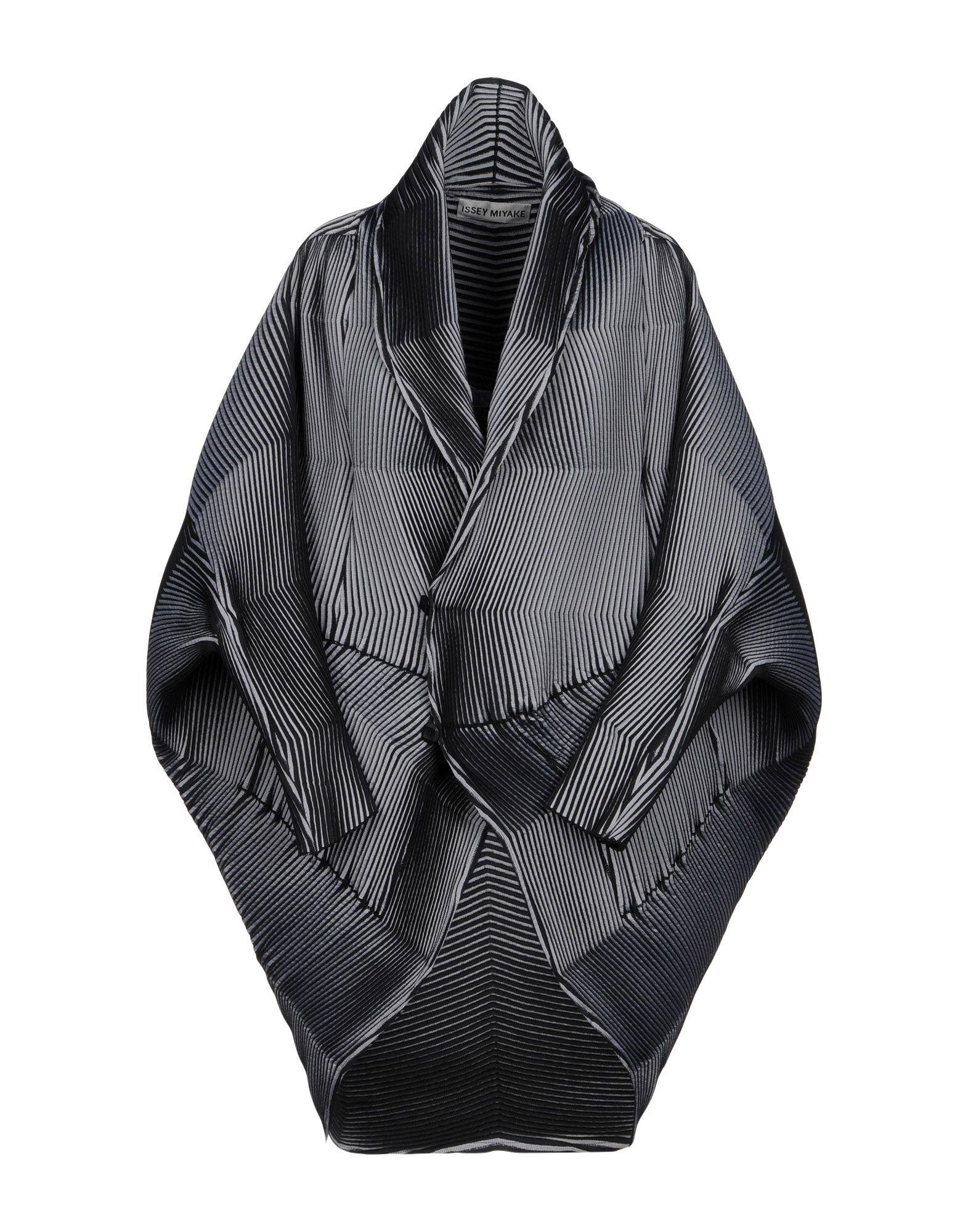 Issey Miyake Overcoats In Black | ModeSens
