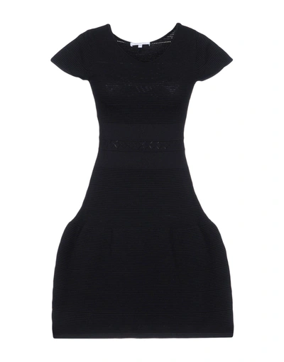 Shop Patrizia Pepe Short Dresses In Black