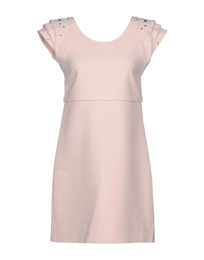 Shop Maje Short Dress In Pink