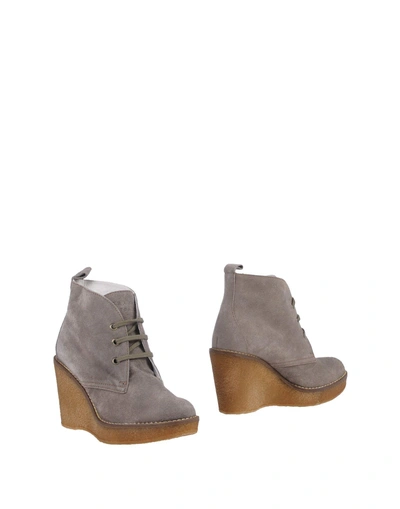 Shop Serafini Etoile Ankle Boot In Grey