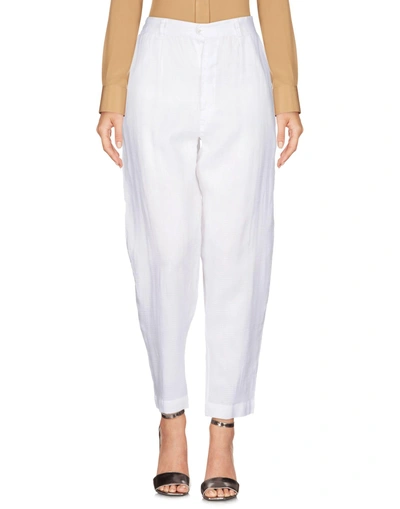 Shop Mes Demoiselles Casual Pants In White