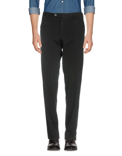 Shop Canali Casual Pants In Steel Grey