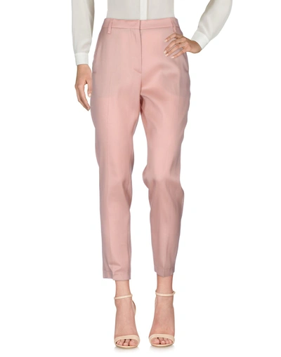 Shop Brunello Cucinelli Casual Pants In Pale Pink