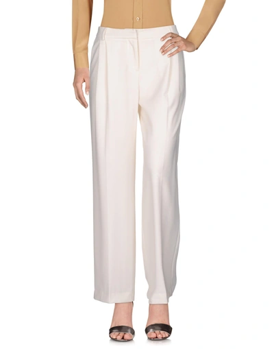 Shop Alessandro Dell'acqua Casual Pants In Ivory