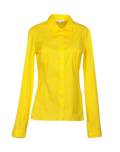 Shop Patrizia Pepe Shirts In Yellow
