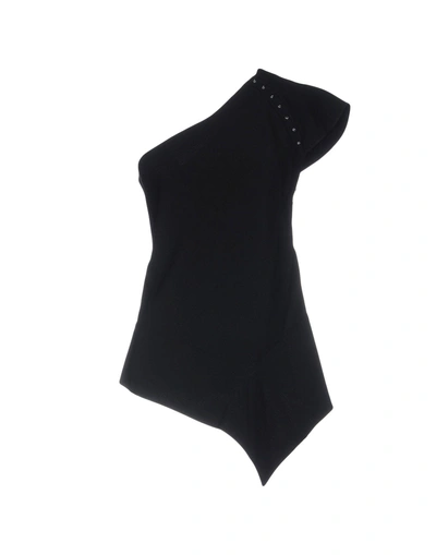 Shop Roland Mouret Tops In Black