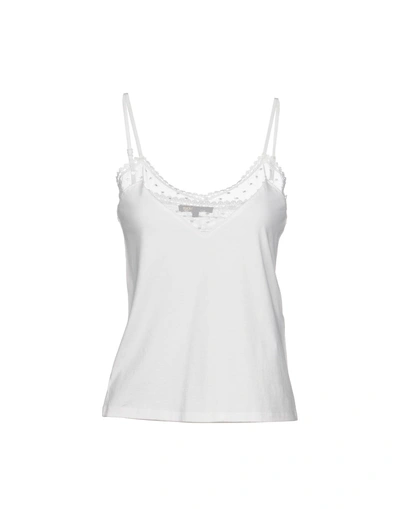 Shop Maje Tank Top In Ivory