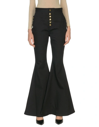 Shop Ellery Denim Pants In Black