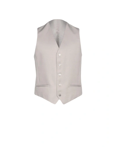 Shop Cc Collection Corneliani Suit Vest In Light Grey