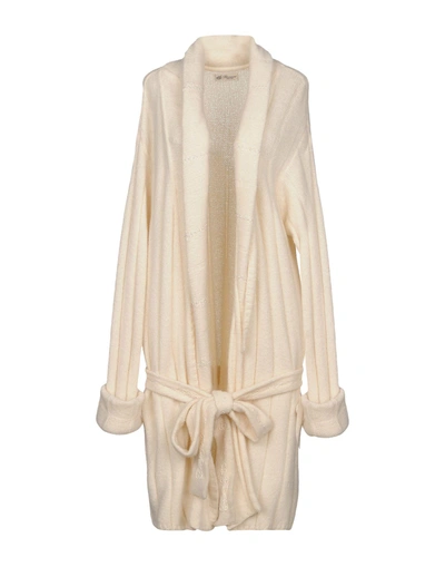 Shop Blumarine Cardigans In Ivory