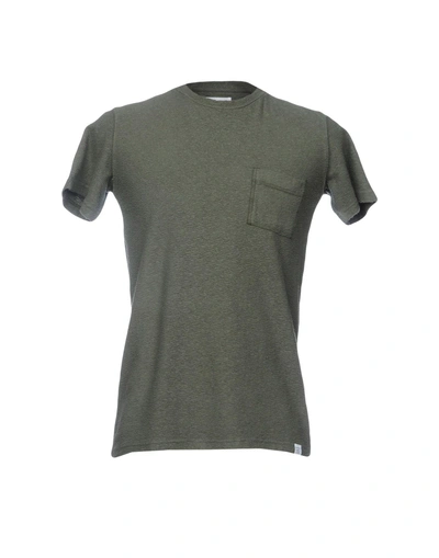 Shop Norse Projects T-shirt In Military Green