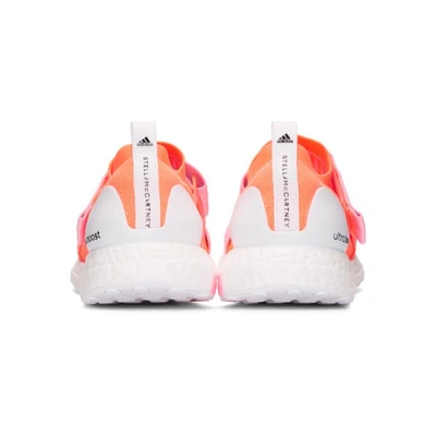 Shop Adidas By Stella Mccartney Pink And Orange Ultraboost X Sneakers In Pink/orange