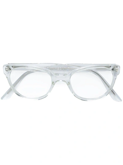 Shop Retrosuperfuture Classic Square Glasses - White