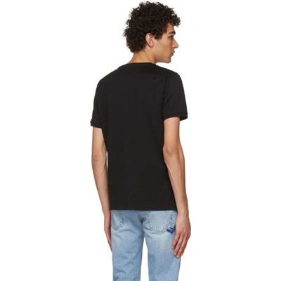 Shop Fendi Black Karlito T-shirt In F0qa1