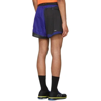 Shop Adidas By Kolor Adidas X Kolor Black Decon Shorts
