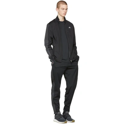 Shop Adidas By Kolor Black Chest Logo Track Jacket