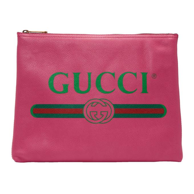 gucci logo pouch