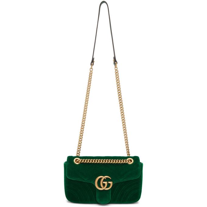 gucci marmont velvet green