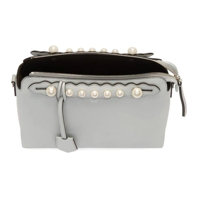 Shop Fendi Grey Medium Pearl 'by The Way' Bag