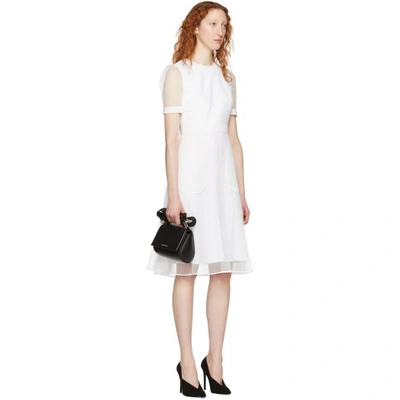 Shop Givenchy White Layered Tulle Dress In 100 White