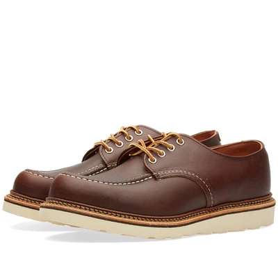 Shop Red Wing 8109 Heritage Work Classic Oxford In Brown