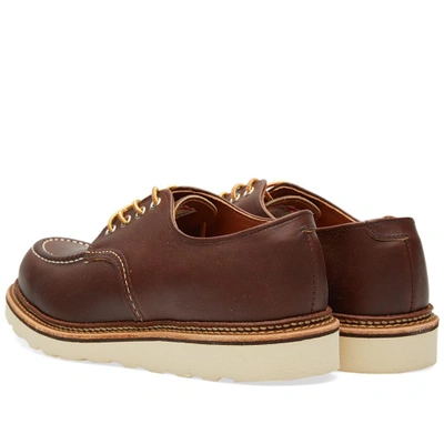Shop Red Wing 8109 Heritage Work Classic Oxford In Brown