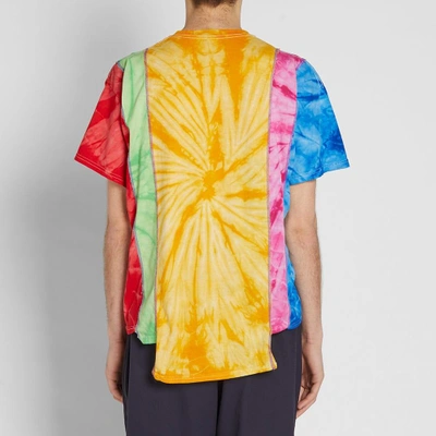 Shop Needles 5 Cuts Tie Dye Spiral Tee In Multi