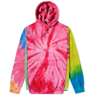 Shop Needles 3 Cuts Tie Dye Hoody In Multi