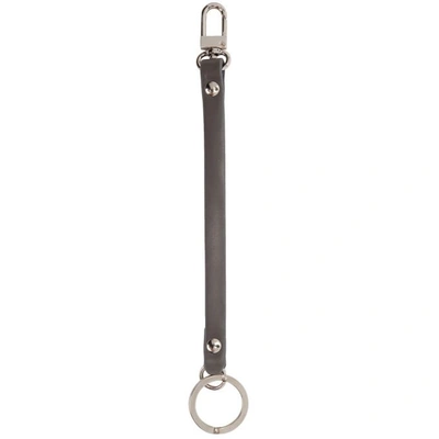 Shop Lemaire Grey Long Strap Keychain In 958.grey