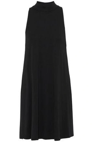 Shop Enza Costa Stretch-jersey Mini Dress In Black