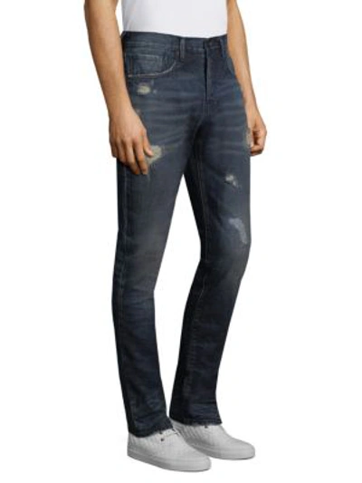 Shop Prps Impact Slim-fit Jeans In Dark Wash
