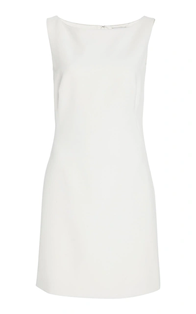 Shop Pamella Roland Sheath Shift Dress In White