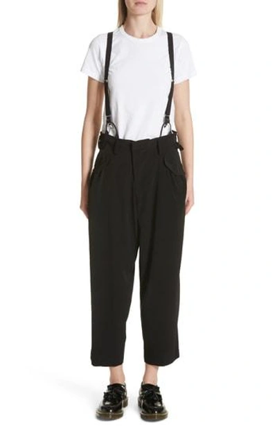 Shop Y's Pants With Suspenders In Black