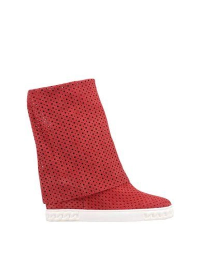 Shop Casadei Ankle Boot In Coral