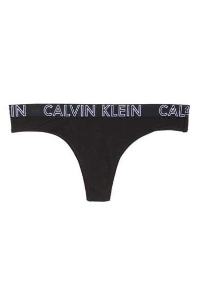 Shop Calvin Klein Ultimate Thong In Black