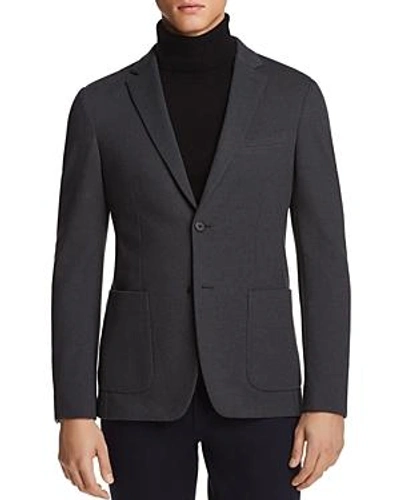 Shop Theory Newson Luxe Pique Regular Fit Blazer In Charcoal