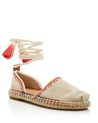 Shop Toms Women's Kataln Ankle Wrap Espadrille Flats - 100% Exclusive In Natural