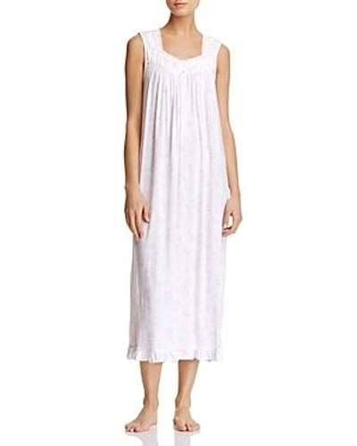 Shop Eileen West Sleeveless Ballet Nightgown In White/pink