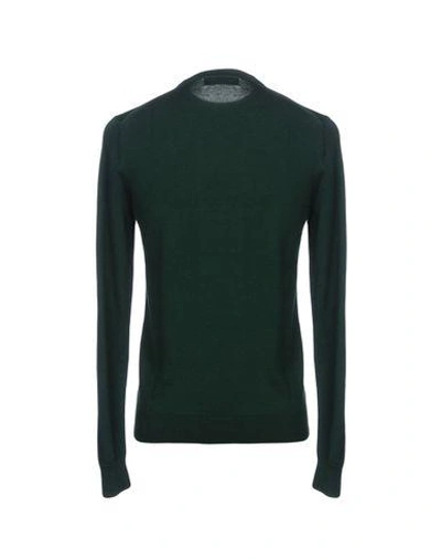 Shop Fred Perry Sweaters In Dark Green