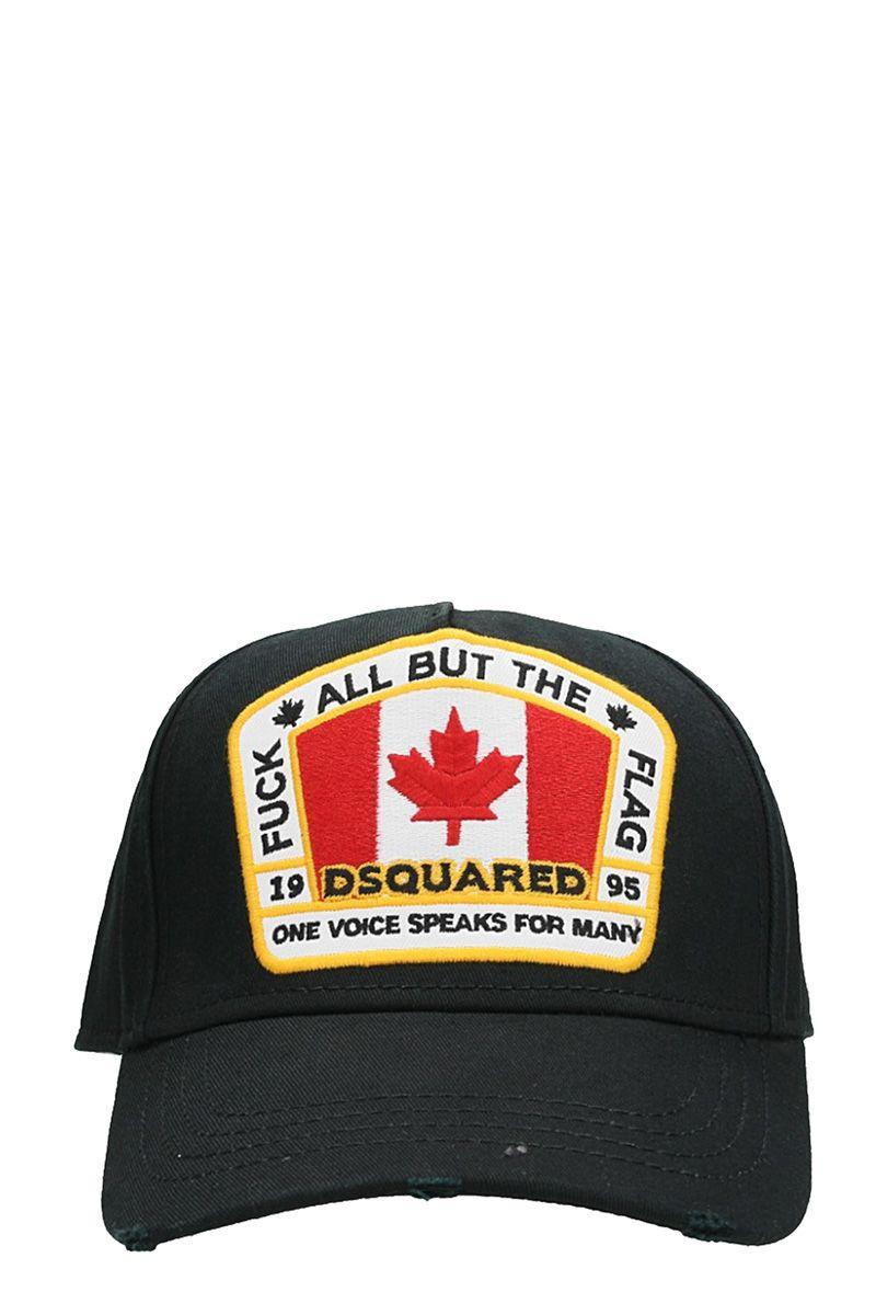 dsquared canadian flag cap