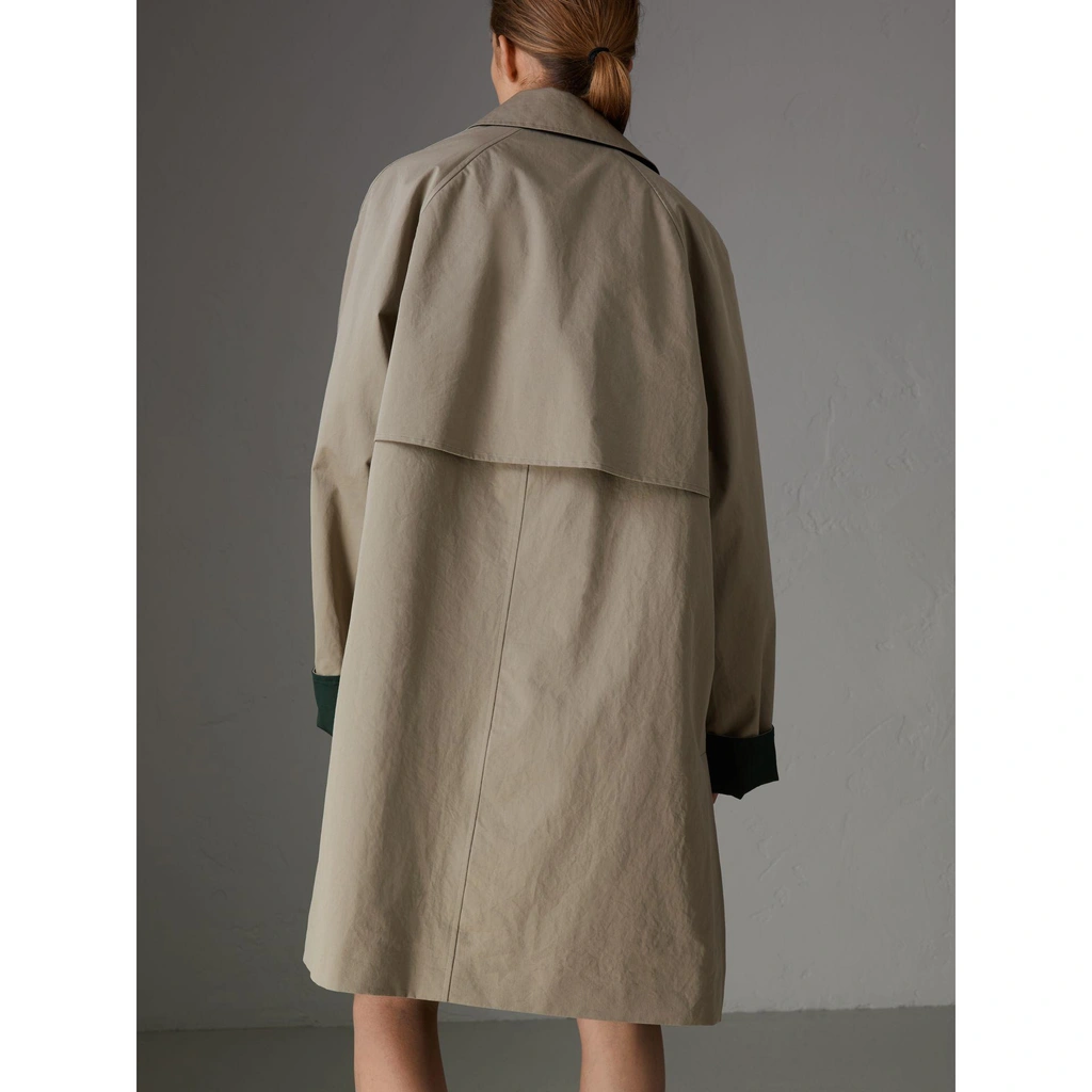 Burberry Reissued Waxed Cotton Gabardine Car Coat In Beige ModeSens