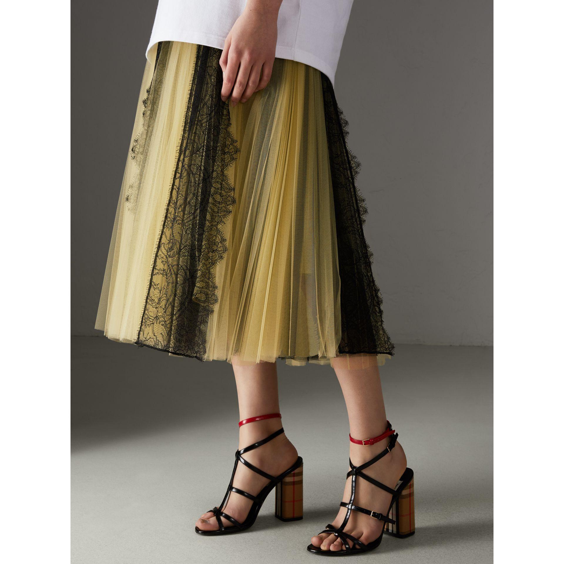 burberry tulle skirt