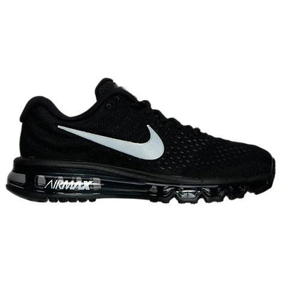 Shop Nike Men's Air Max 2017 Running Shoes In Black/white/anthracite