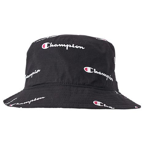 all black champion hat