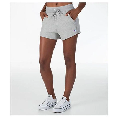 Shop Champion Women's Heritage Shorts In Grey